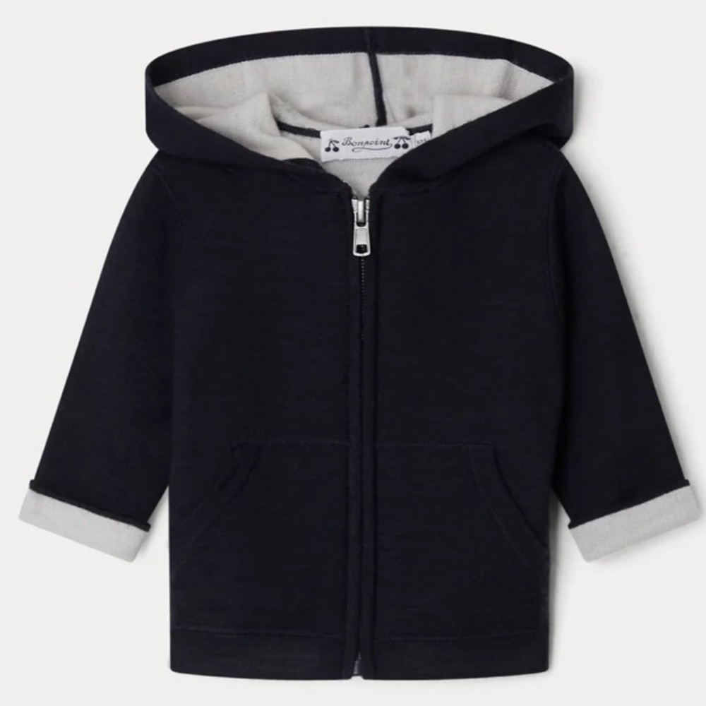 Bonpoint Alexandros Cardigan navy 6M 6 months